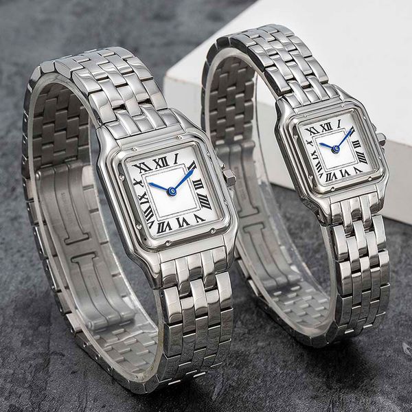 Watch Designer Watch Elegante und modische Frauenwache Edelstahlgurt importiert Quarz Bewegung wasserdichte Frauenwache