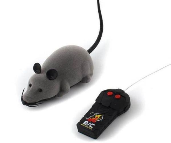 Mouse telecomandato senza fili Mouse elettronico RC Giocattolo Animali domestici Gatto Giocattolo Mouse per bambini giocattoli7026666