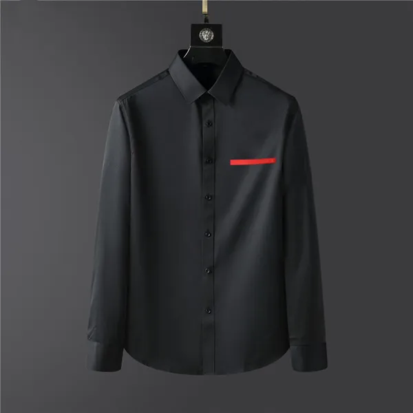 2024 Lüks Tasarımcı Erkek Elbise Gömlek Moda Sıradan İş Sosyal Ceket ve Kokteyl Gömlek Marka Bahar Sonbahar Zayıflama En Şık Palto 237