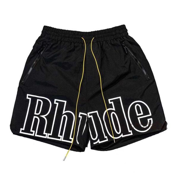 Mens Shorts Rhude Designer Shors Verão Praia Calças Causual Moda Solta Streetware Tamanho Alta Qualidade Venda Barata 4HAA