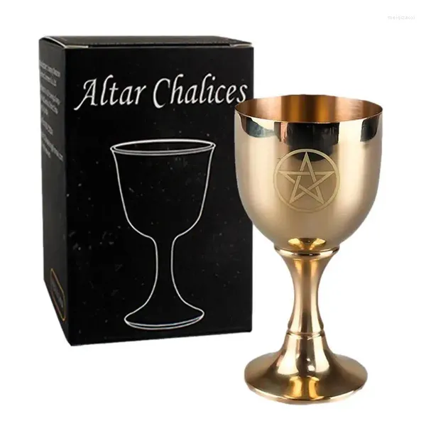 Copos de vinho copo de cálice vintage de metal de alta qualidade retrô exclusivo mini champanhe vermelho presentes