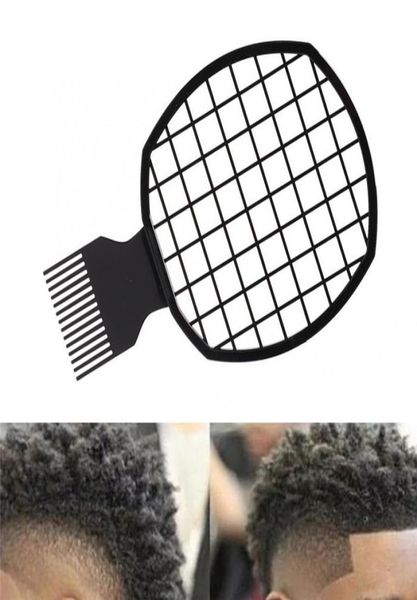 2 in 1 pettine a treccia sporca pettine per capelli afro africano Men039s parrucchiere afro professionale onda riccia spazzola pettine 10 pezzi1696410