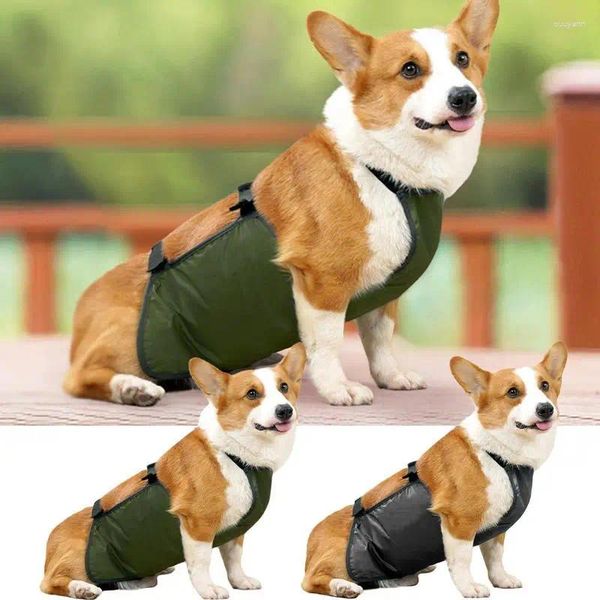 Abbigliamento per cani Fasce per pancia maschili Panno traspirante Copertura impermeabile antisporco Costume lavabile per la pulizia degli animali domestici per tutte le taglie