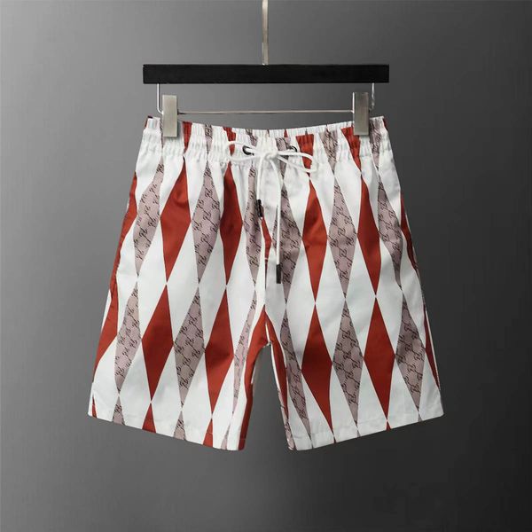 Mens Swim Shorts Verão Designers Casual Swim Curto Secagem Rápida Homens Board Calças de Praia Preto Branco Carta Imprimir Curto