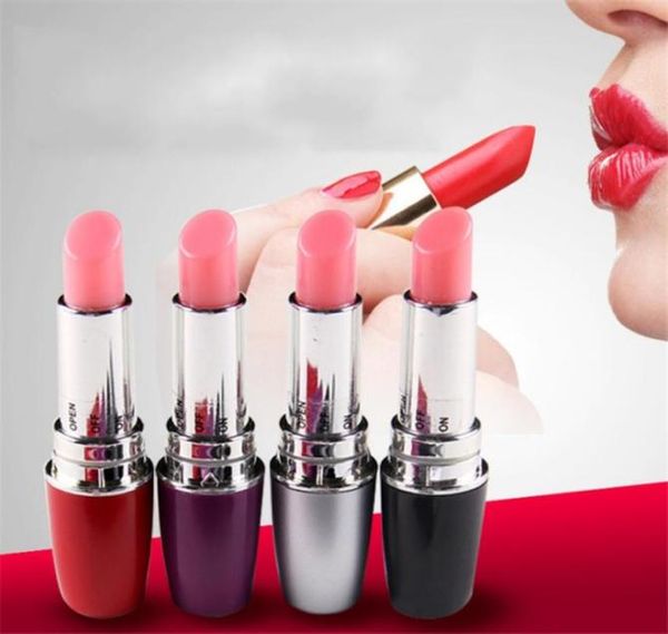 Articoli di bellezza Rossetto Vibe Discreet Mini Bullet Vibratore Rossetti vibranti Rossetti Uova di salto S ex Giocattoli Prodotti per le donne3992465