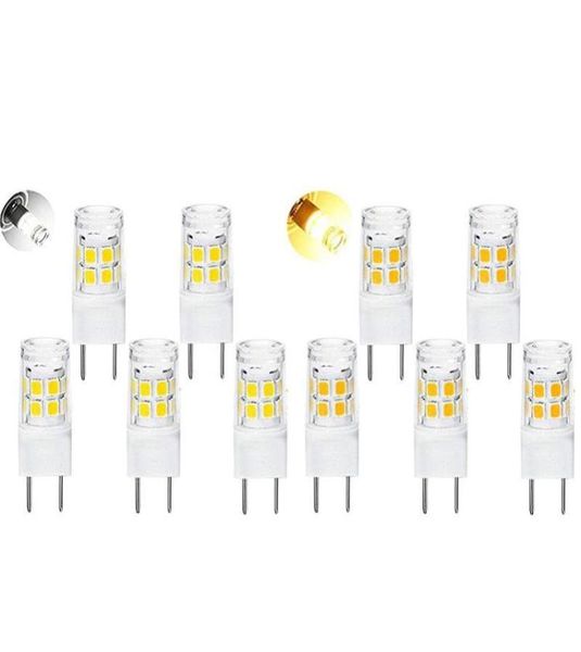 Outras lâmpadas de iluminação Tubos LED G8 Lâmpada GY86 Bipin Base LED Não Dimmable T4 Xenon JCD Tipo 120V 5Pack G8 3W5259267