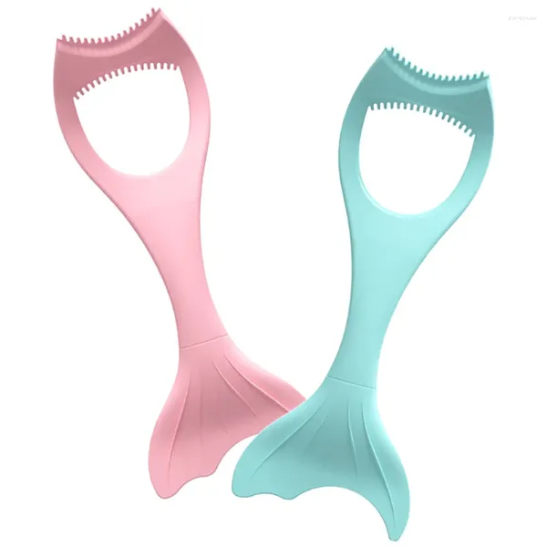 Pincéis de maquiagem 2 pcs rímel escova aplicadores de sombra de silicone compõem ferramentas delineador menina aids sílica gel batom vestindo