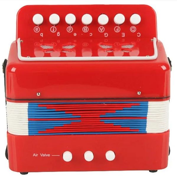 Piano 7Key Baby fisarmonica bambini puzzle giocattolo giocattolo illuminazione cognitivo precoce apprendimento per praticare giocattoli strumenti musicali