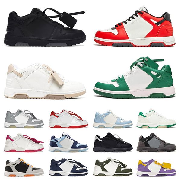 Off White Out Of Office Sneaker Offwhite Womens Mens Outdoor Shoes Black White Pink Light Grey Navy Blue Fuchsia Pink【Code ：L】Orange Designer Sneakers Trainers