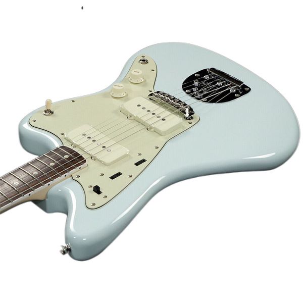 FSR Chitarra elettrica tradizionale anni '60 Jazzmaster MH (Sonic Blue) (KM5782).