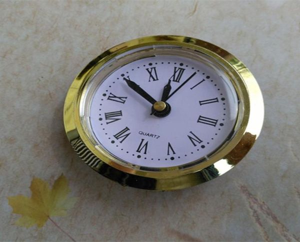 Todo 5 PCS Ouro Diâmetro 50mm Inserir Relógio Cabeça Roma Número e Número Arbic para Artesanato Clock7088522