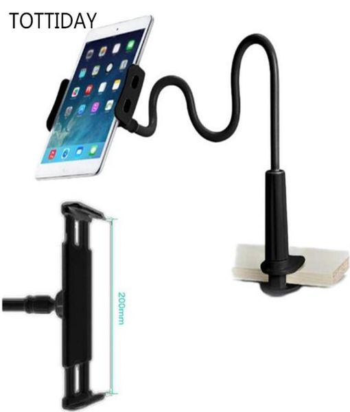 Suporte flexível para tablet e telefone, para ipad mini samsung, para cama preguiçosa, tablet, pc, montagem para iphone xs max, grande phone7858145