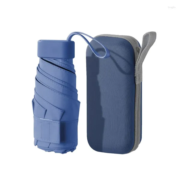 Ombrelli UV Ombrello pieghevole Mini ombrellone Tasca per telefono Taglia Donna Uomo Uomo Ultraleggero Pioggia Sole 14 cm/5,51 pollici