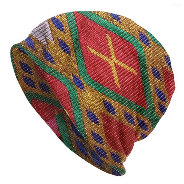 Berretti etiopi fatti a mano dal design tradizionale berretto unisex invernale caldo cofano femme cappelli lavorati a maglia sci all'aperto Skullies berretti berretti