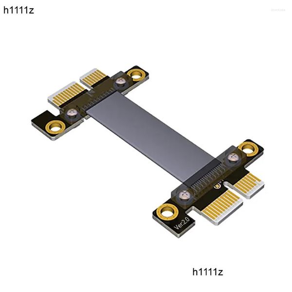 Computerkabelanschlüsse S H1111Z PCI Express-Erweiterung PCI-E 1X zu Riser-Karte Grafikvideo PCIe Extender Ribbon Flex Drop Deliver Otzw3