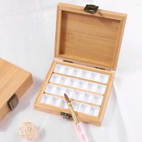 Nail Art Kits 24Grid Zubehör Kleber Leere Box Schloss Schnalle Design Solide Pigment Dispenser Aquarell Farbe Lieferungen