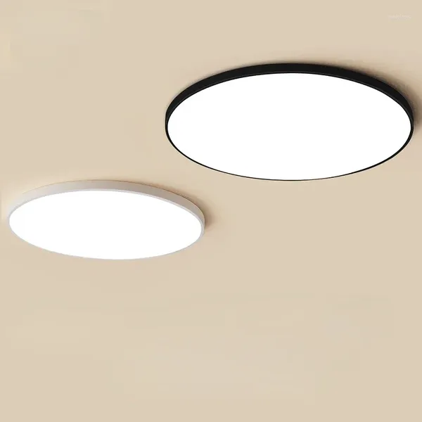 Plafoniere L LED a tre prove di luce ultrasottile rotonda impermeabile bagno balcone camera da letto cucina corridoio corridoio