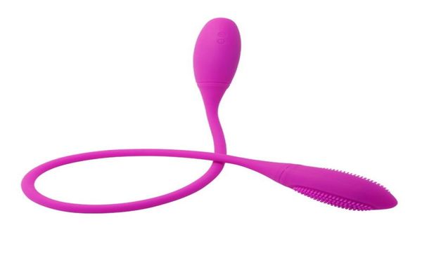 Massaggiatore giocattolo del sesso Giocattoli per adulti per coppia Doppi vibratori impermeabili 7 velocità di vibrazione GSpot Stimolatore del clitoride ricaricabile in silicone5711190