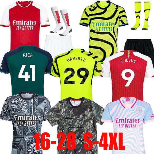 23 24 G.JESUS Fußballtrikots RICE SMITH ROWE SAKA Fans Spieler J.TIMBER MARTINELLI RUSSO 2023 2024 ODEGAARD SAMBI FABIO VIEIRA SALIBA HAVERTZ Fußballtrikot