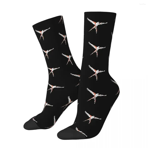 Erkek Socks Wingspan Pixel Tasarım - Masa Game Inspired Graphi Çorapları Unisex Doğum Günü hediyesi için tüm sezon süren aksesuarları