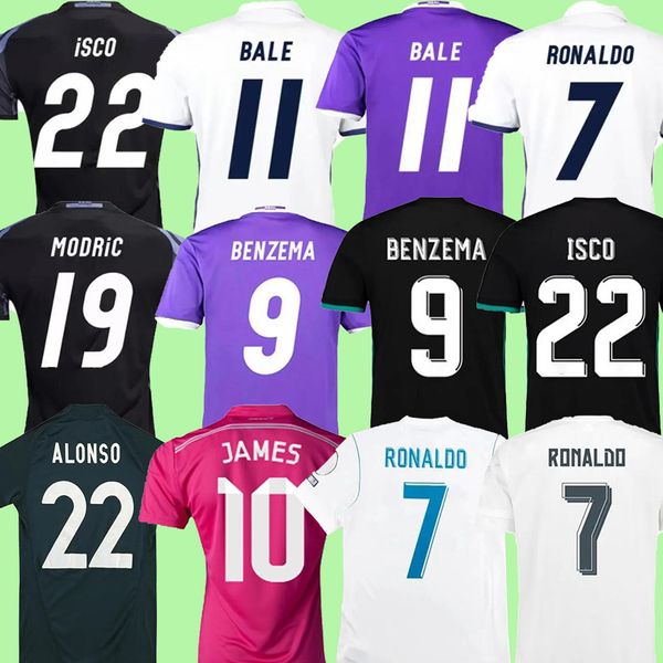 Real Madrids Retro camisas de futebol BALE Benzema MODRIC clássico camiseta home away RAUL R.CARLOS 05 06 07 08 09 10 11 12 13 14 2005 2006 2010 2011 RONALDO camisas de futebol