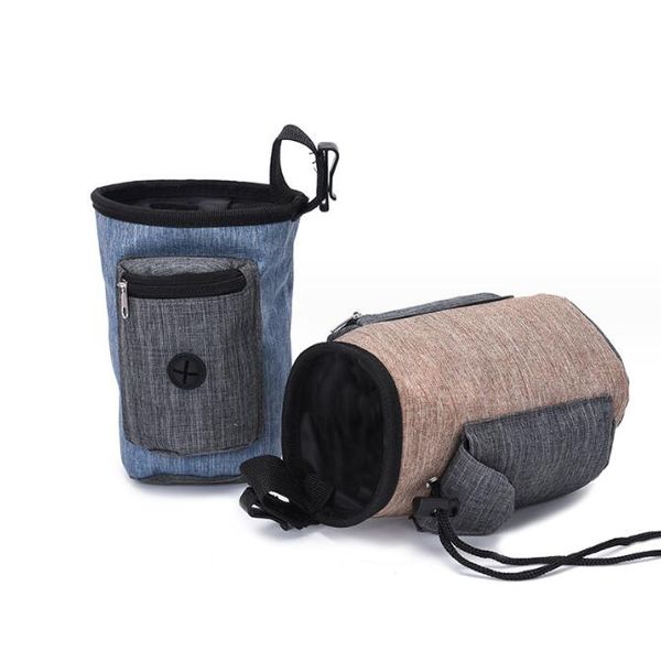 Bolsa multiuso para guloseimas para cães, cinto para cintura, sacos de armazenamento de lanches para caminhadas, corrida, croquetes, pochete para cães, bolsa para treinamento de caminhada de cães