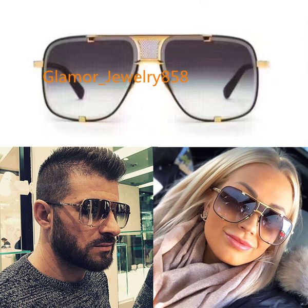 Designer óculos de sol homens mulheres Dita Mach Five 2087 Metal Frameless One Piece Marca de Luxo Óculos de Sol Top Quality Original BoxLuxury Sunglasses