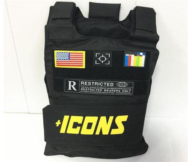 ICONE Rapper Hiphop JPC Molle Plate Carrier Vest Caccia Tattico Body Armor Outdoor Paintball Airsoft Vest Molle Gilet Street3904568