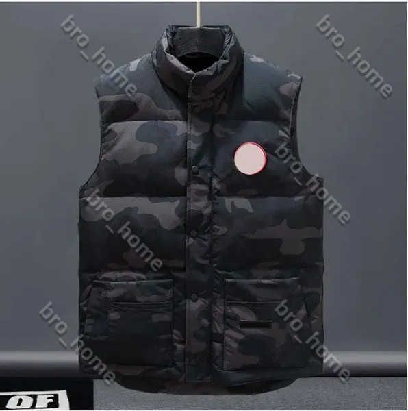 Canadá 2023 Gooses Jackets Designer Down Vest Pocket Jackets Parkas Manga Longa Zipper Emblemas Homens Downs Casaco Casual Canda Goose Jackets Tops Múltiplas Cores Gnio