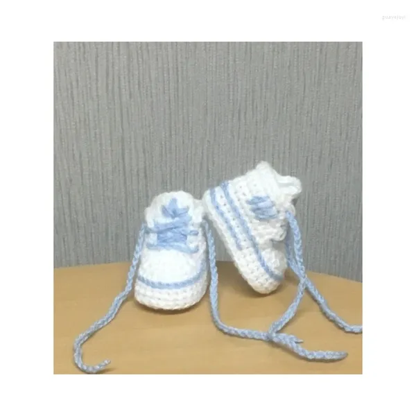 First Walkers Born Baby-Schuhe, handgefertigt, für Kleinkinder, Jungen und Mädchen, Stiefel, Fäustlinge, gestrickt, modische Kinderkleidung, Accessoires