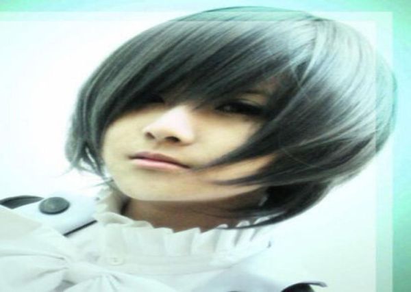 Black Butler Ciel Phantomhive KuroshitsujI peruca cosplay perucas cap7076848