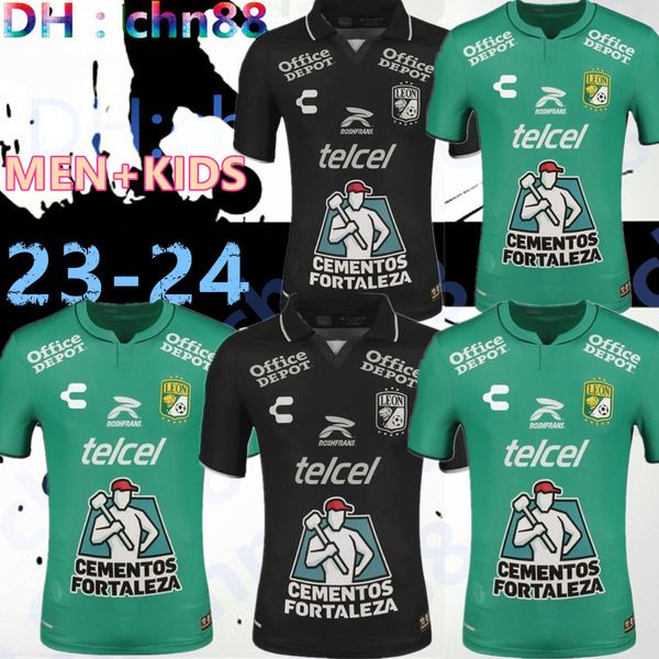 23 24 Liga MX Club Leon Fußballtrikots CAMPBELL DAVILA MENA LUIS MONTES MORENO CASTILLO YORIO Home Away 3. 2023 2024 Fußball Herren- und Kindertrikot 888