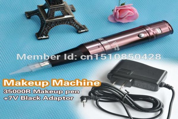 Whole35000RM Maquiagem Sobrancelha Caneta Maquiagem Permanente Máquina Equipamento 3D microblade Tatto Gun Set Alta Quality7131568