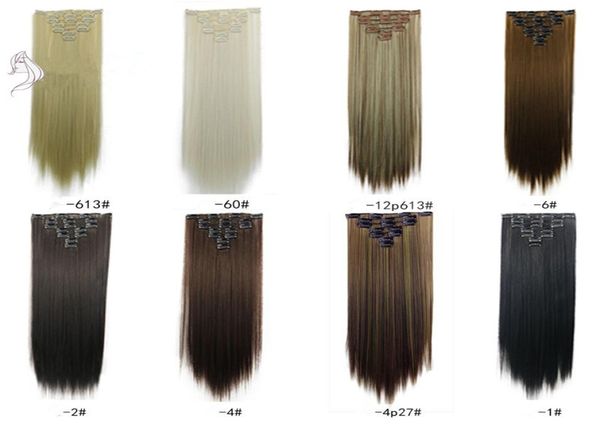 Дешевые вьющиеся блондинки, черные, коричневые, прямые заколки, бразильские человеческие волосы Remy, 16 заколок, наращивание человеческих волос inon, комплект из 7 шт., полная голова 5040079