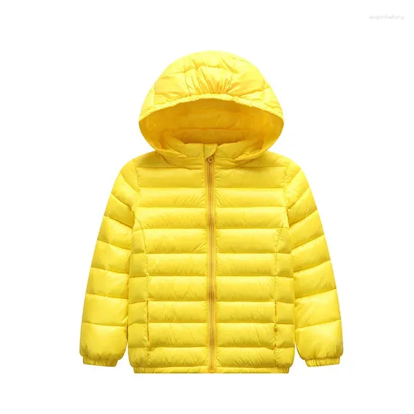 Daunenmantel ZWY2208 Baby Mädchen Winter Kleidung Kinder Licht Mäntel Mit Hoodie Frühling Mädchen Jacke Kleinkind Kinder Kleidung Für Jungen