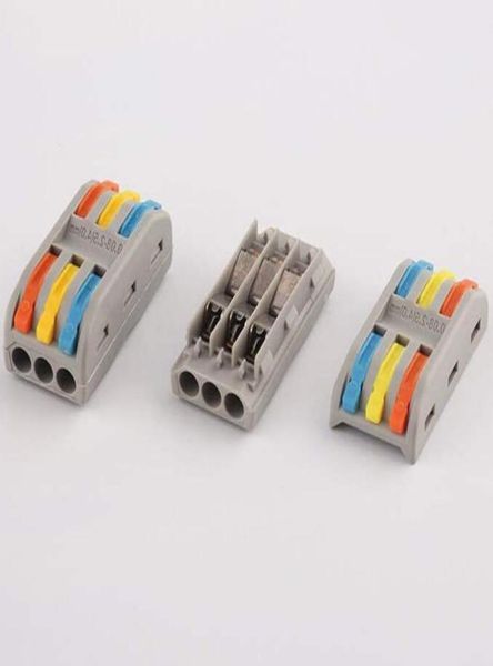 50 teile/los Draht Stecker 222 223 Elektrische Kabel Beleuchtung Zubehör Led Streifen Connector Schnelle Universal Verdrahtung Kompakte Leiter P1895026