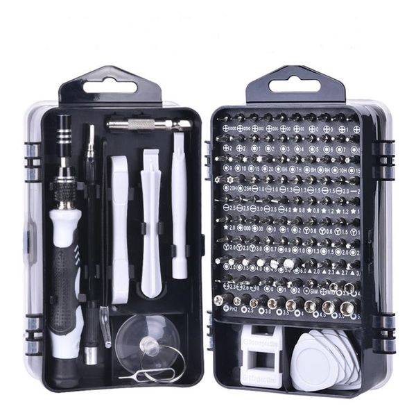 115-in-1 Handy-Reparatur-Werkzeugtasche, Schraubendreher-Set zum Zerlegen, Werkzeugsatz für verschiedene Mobiltelefone, Laptops, PC6843496