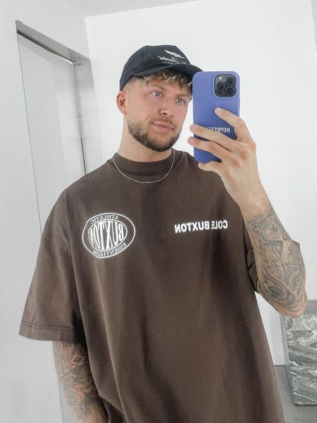 Maglioni da uomo firmati Cole Buxton Maglietta di alta qualità Stile estivo Top T-shirt uomo Abbigliamento Europa America Streetwear Stampa di cotone Lettera Manica corta Moda