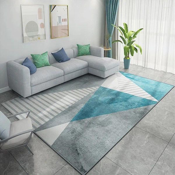 Tappeti GY4969 Tappeto da salotto moderno e minimalista, leggero, di lusso, di fascia alta, per camera da letto, per uso domestico, su ampia area