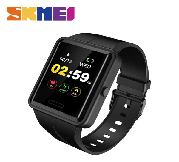 SKMEI Спортивные Смарт-часы Мужские Bluetooth Цветные Смарт-часы Мужские Фитнес-Трекер Сна Relogio Inteligente Для Android IOS W373777737