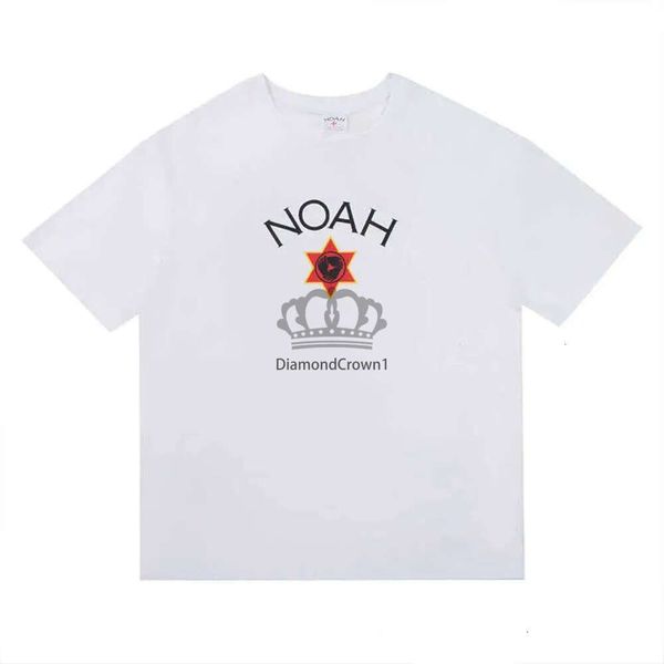 T-shirt 24ss da uomo colorata barca a vela stampa Noah T-shirt maniche lunghe uomo donna taglia EU 100 T-shirt in cotone moda estate Haikyuu Op Ladies sport ricreativi 761