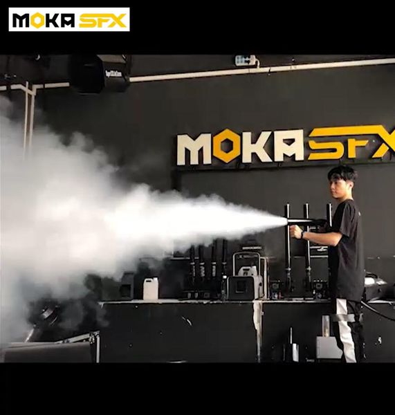 Stage Co2 DJ Gun CO2 Blaster Cryo Gun Macchina portatile per getto di Co2 Macchina per effetti speciali Fog Jet Fogger per Party Disco Club6143186