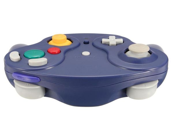 Беспроводной контроллер 24 ГГц, игровой геймпад для Nintendo Gamecube NGC Wii Purple A2750177