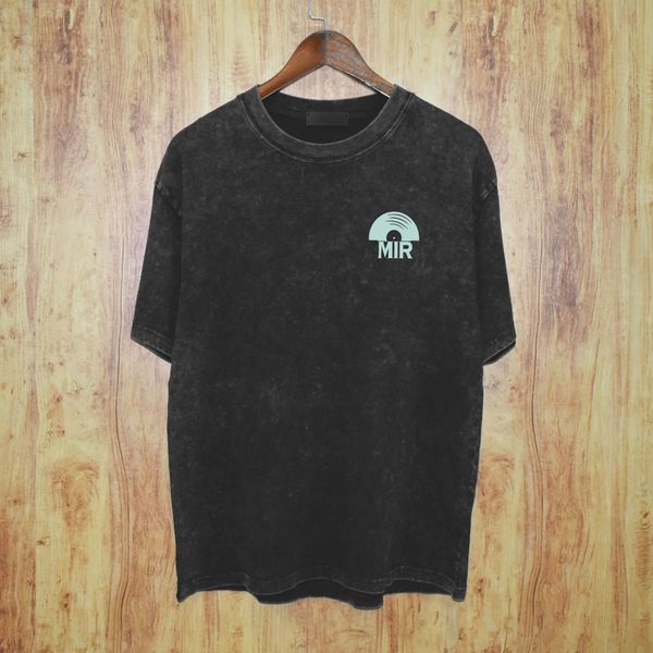 Hip Hop Vintage Grafik Rap Tee T-Shirt Gömlekler Ağır Pamuk Kısa Kollu Siyah Erkek Mürettebat Boyun Tasarımcısı Tee Top Pamuk Günlük T-Shirts S-2XL