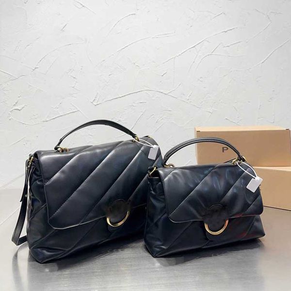 Rosa andorinha designer saco de couro sacos de ombro mulheres design bolsa macia crossbody saco mulheres designers luxo mensageiro sacos bolsa 231215