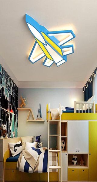 Kreative Flugzeug Led-deckenleuchte Für Kinderzimmer Children039s Studyroom Moderne Lichter AC110V 220V Lampe1860778