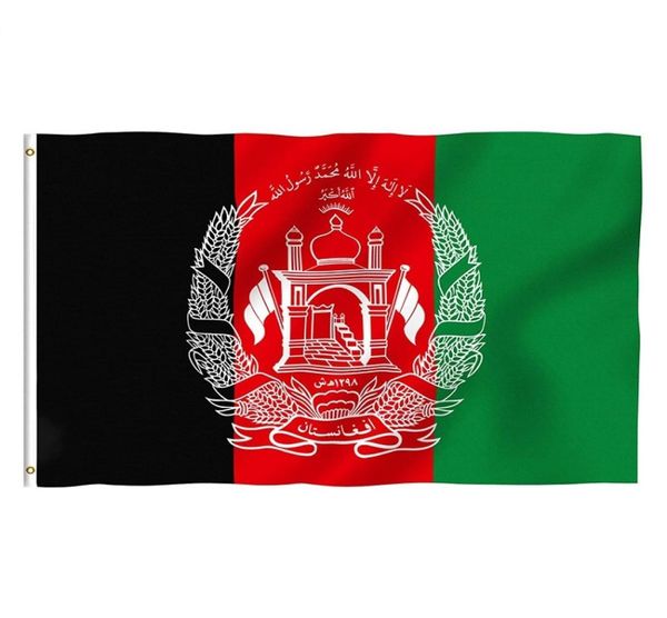Afghanistan-Flagge, 90 x 150 cm, Polyester, 90 x 150 cm, Banner, Flaggen, Partyzubehör, T2I525464327409