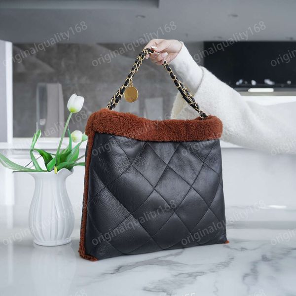 Designer Channel 22bag Teddy Bear Borse di lusso Borsa casual con coulisse Borsa a tracolla a tracolla in pelle di alta qualità di grande capacità Borsa shopper CC Borsa tote 10A