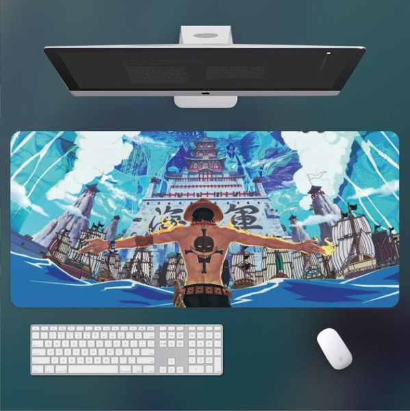 Mouse Pads 300 * 250 * 2mm Apoios de Pulso Pad Gamer Tapete Notbook Computador Mousepad One Piece Gaming Teclado Manga Mat Drop Delivery Computadores Netw Dh0JV
