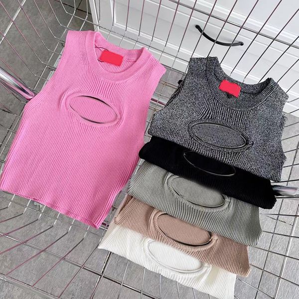 Ärmellose Designer-Tanktops für Damen, hochwertige Oberteile, sexy Damen-Tanktops, kurze Oberteile im Trend